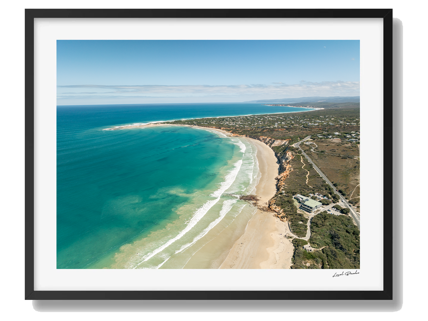 Anglesea Framed Black Art Print III