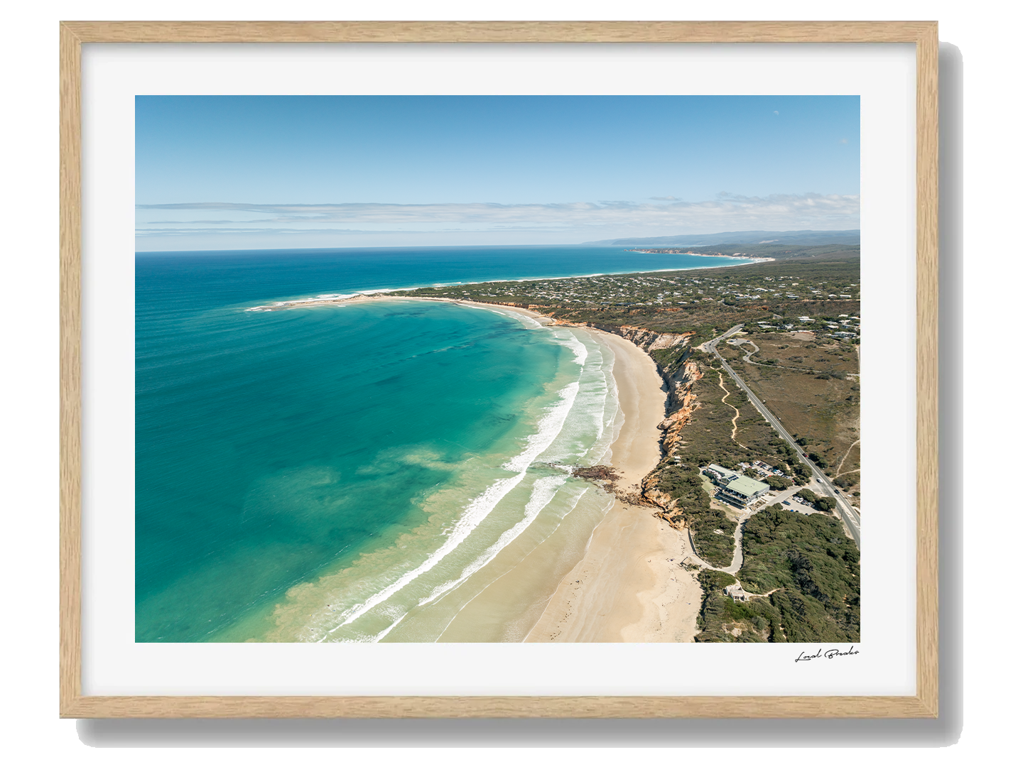 Anglesea Framed Oak Art Print III