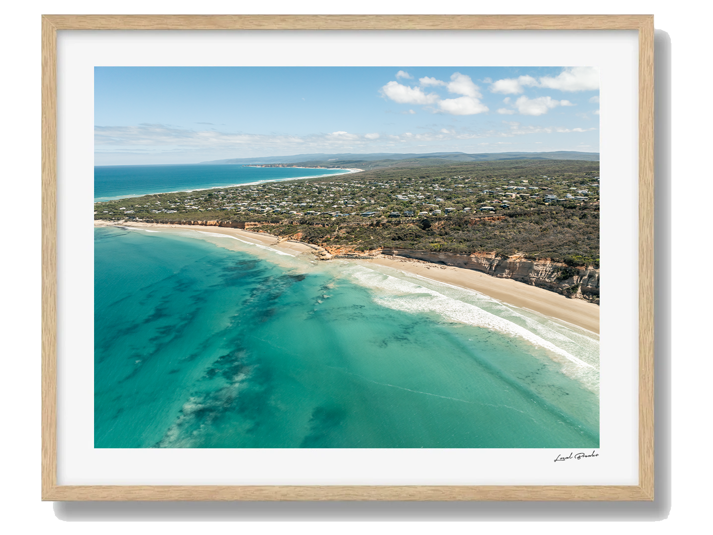 Anglesea Framed Oak Art Print IV