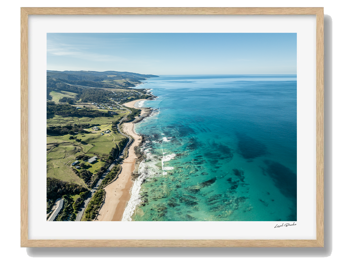 Apollo Bay Oak Framed Art Print I