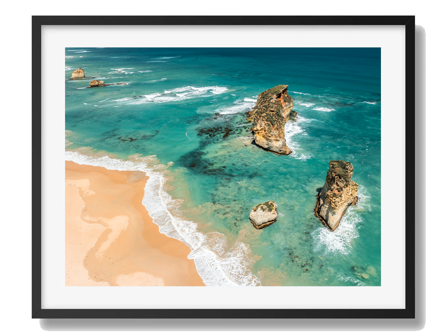 Childers Cove Framed Black Art Print II