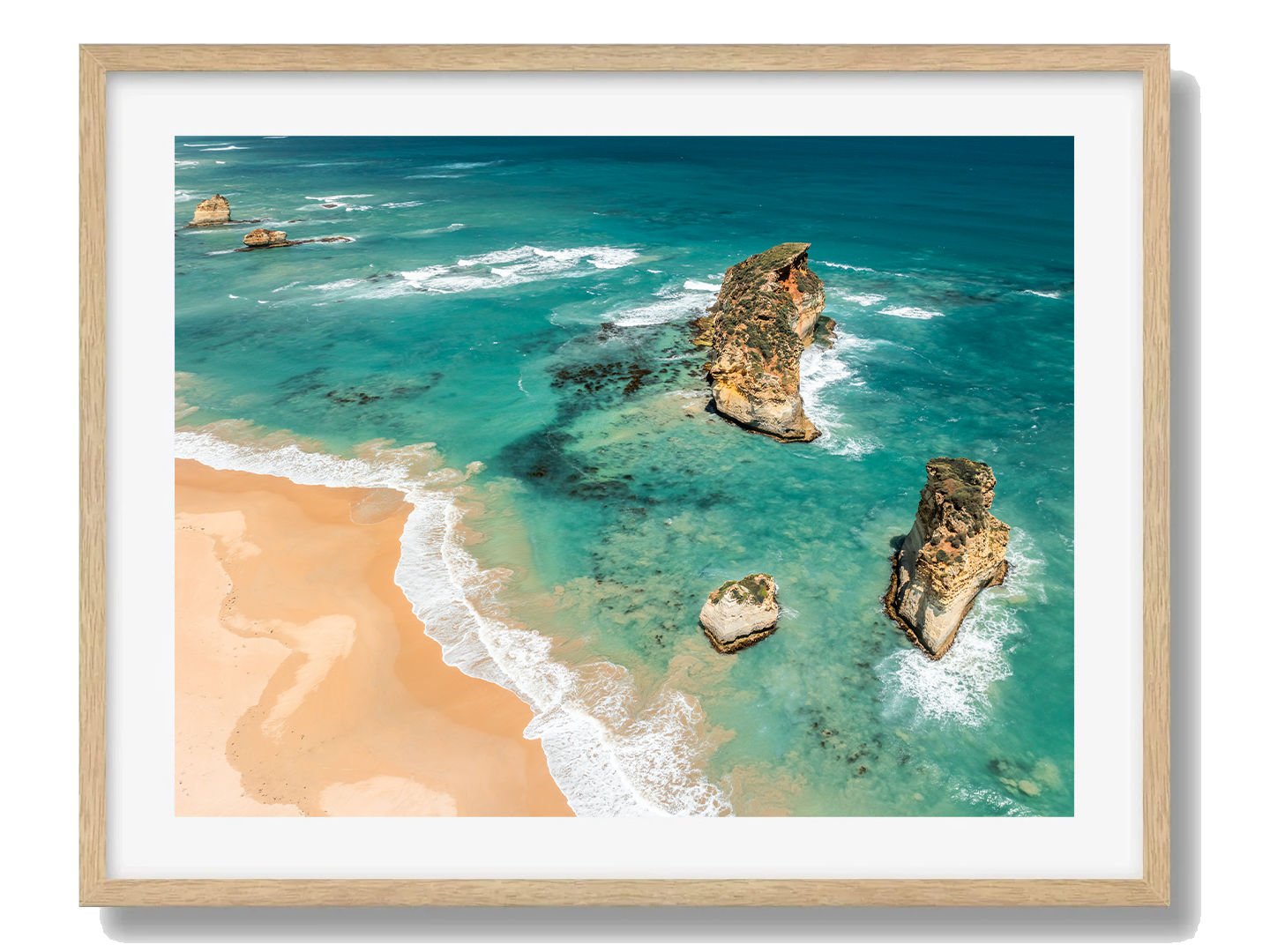 Childers Cove Framed Oak Art Print II
