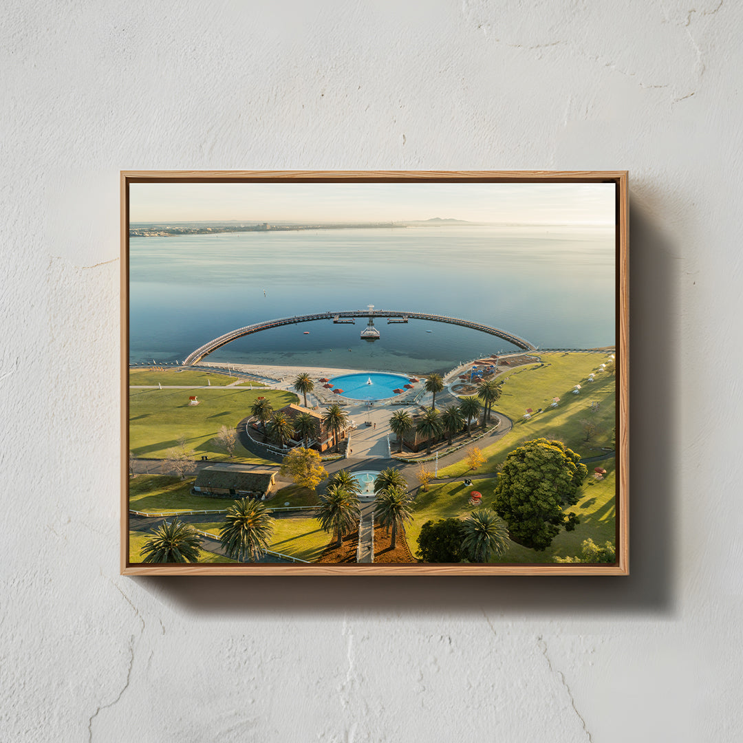 Geelong Art Print VI Framed Canvas