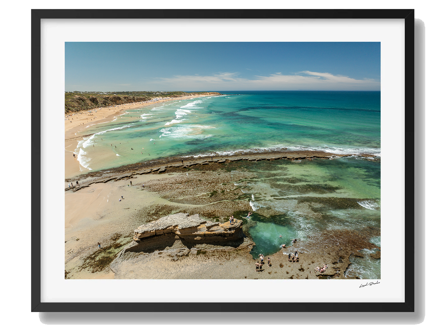 Jan Juc Art Print II Framed Black