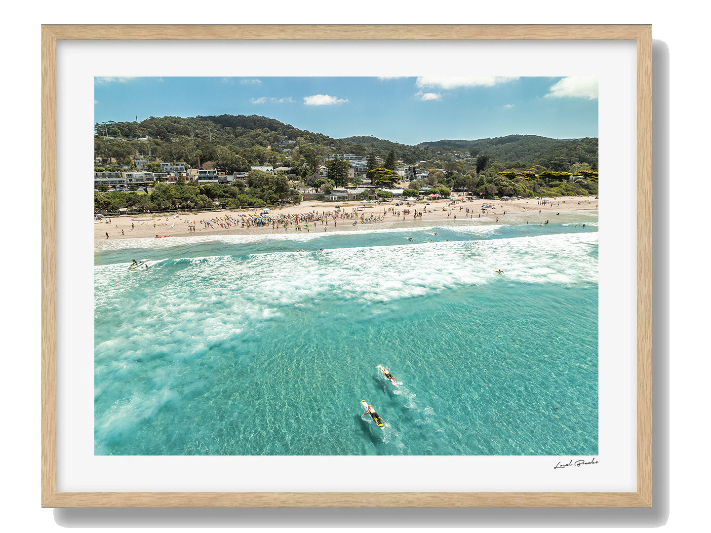 Lorne Art Print VI Framed Oak