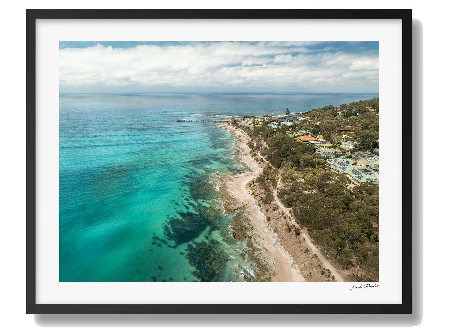 Lorne Framed Black Art Print III