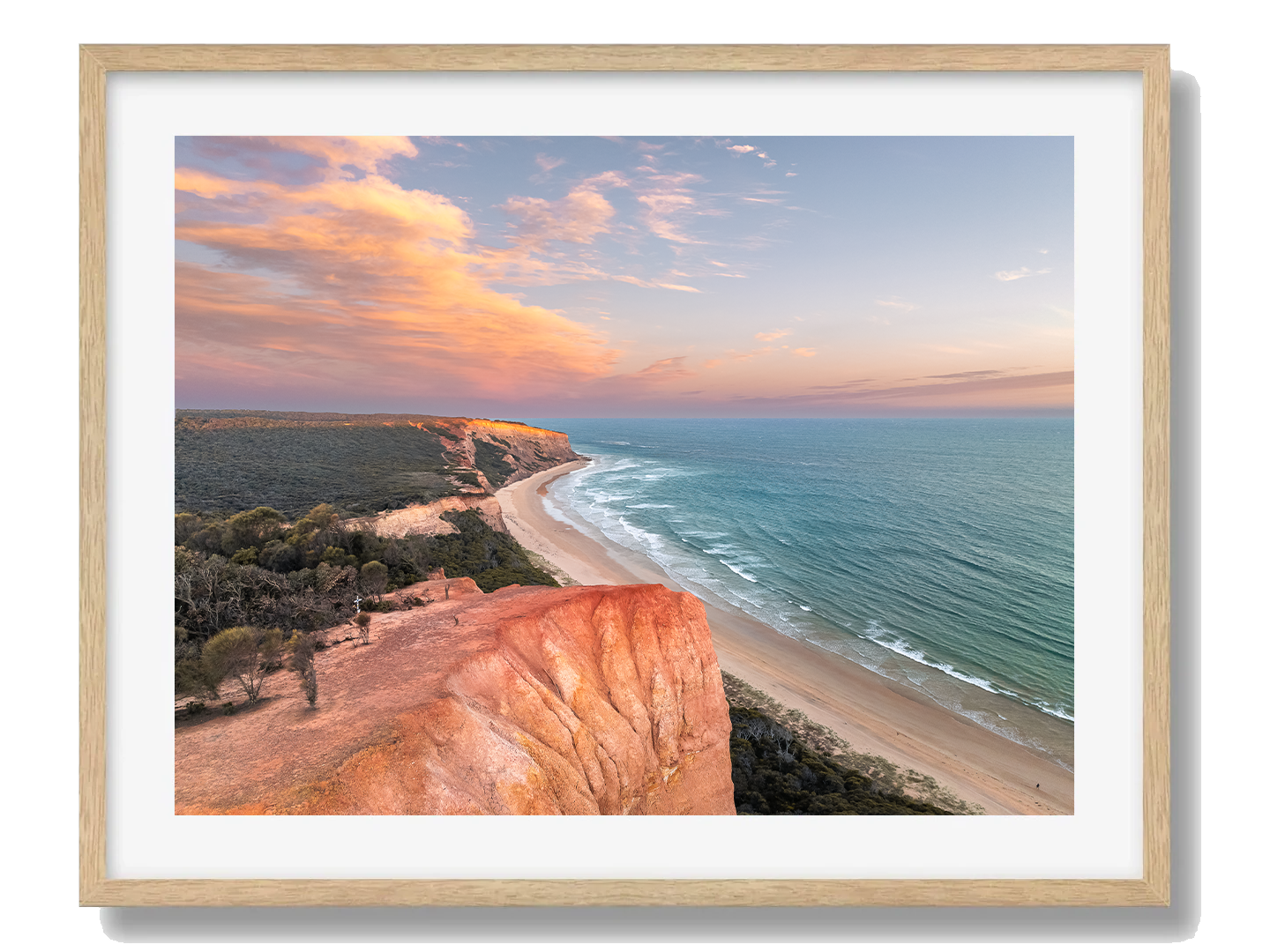 Point Addis Oak Framed Art Print I