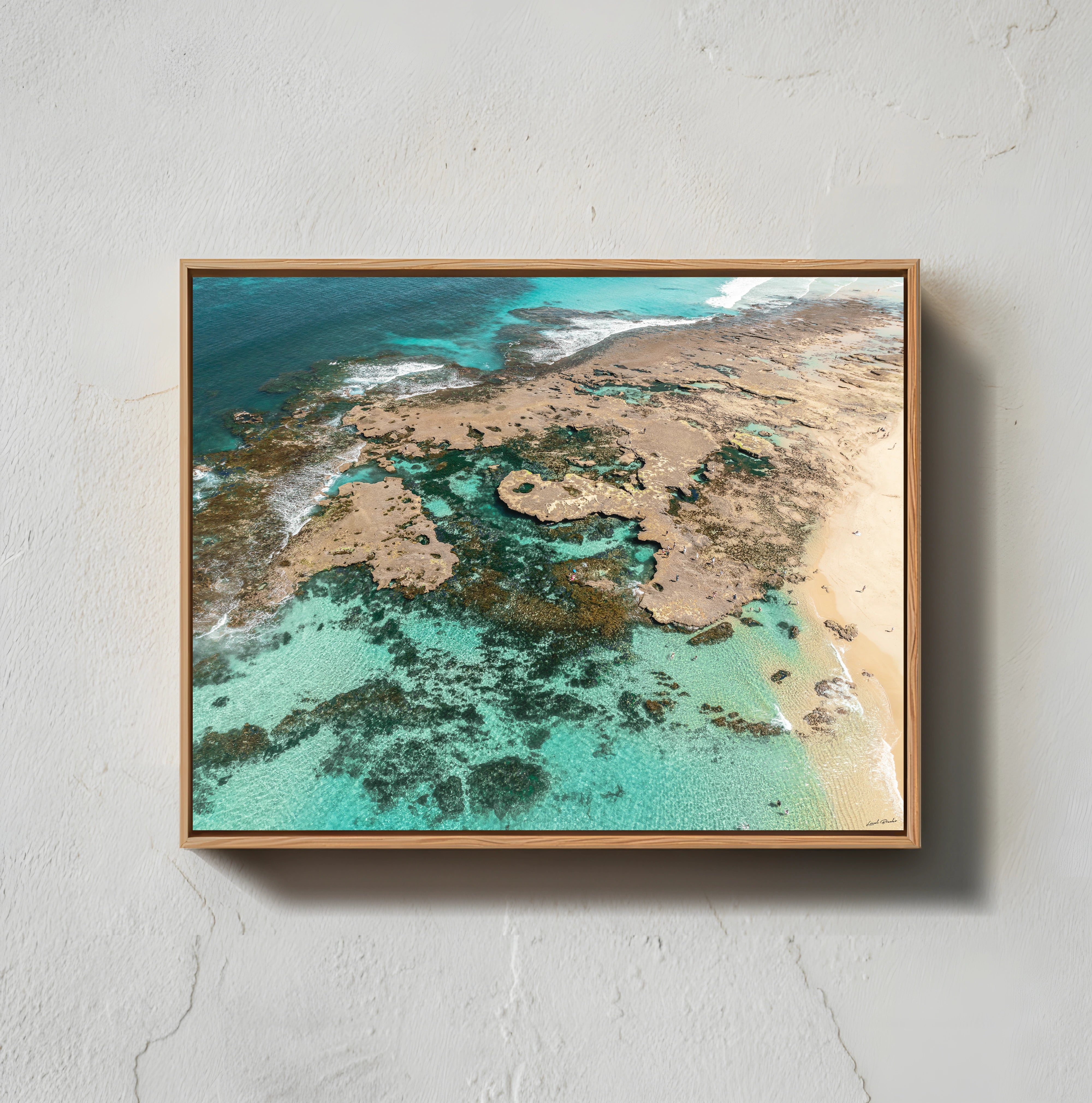 Point Lonsdale Framed Canvas Art Print V