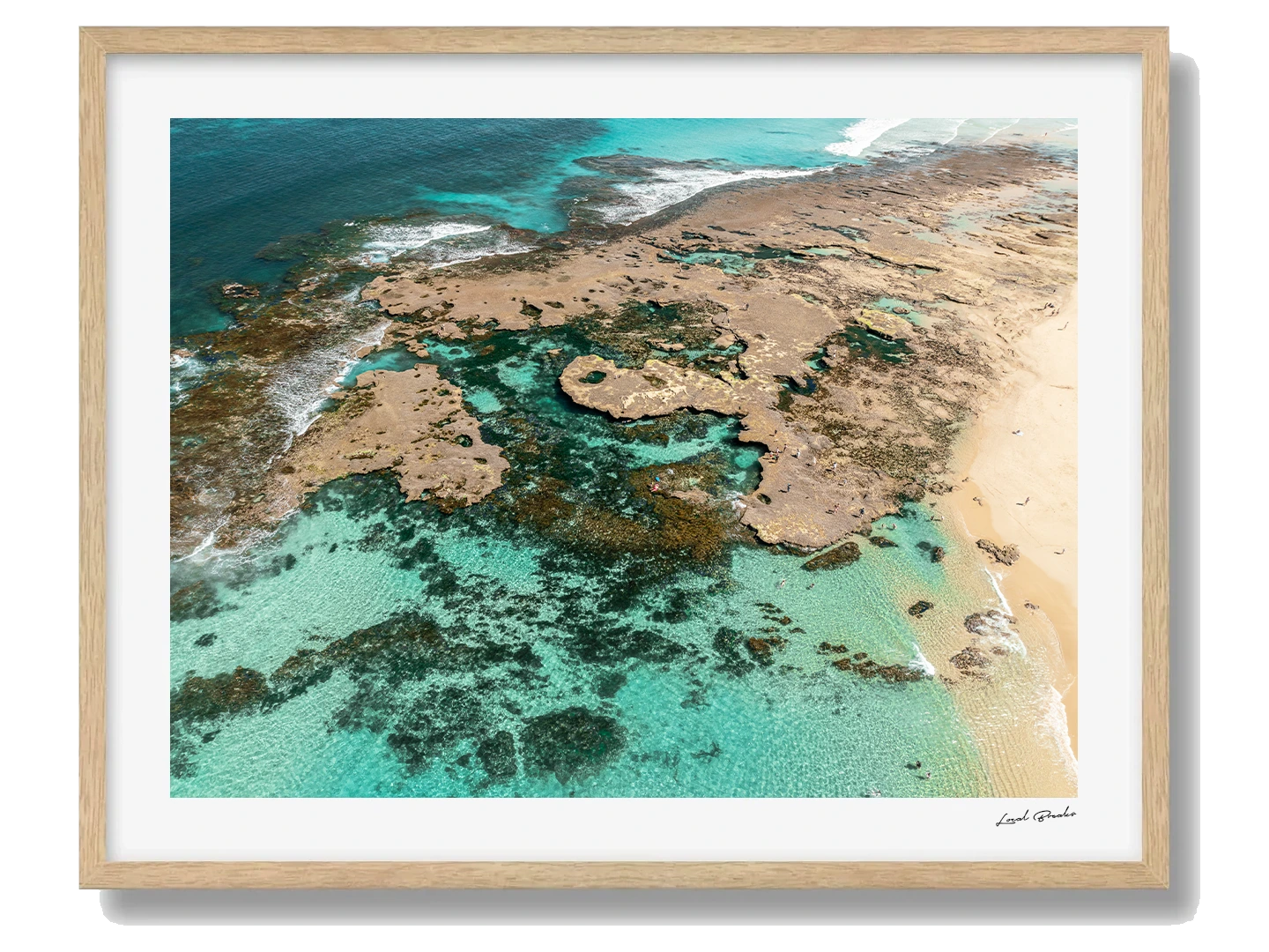 Point Lonsdale Framed Oak Art Print V