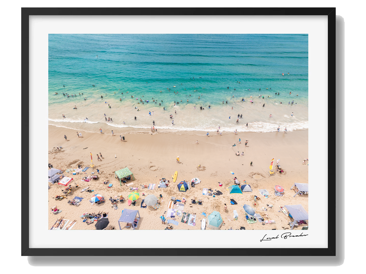Point Roadknight Framed Black Art Print I