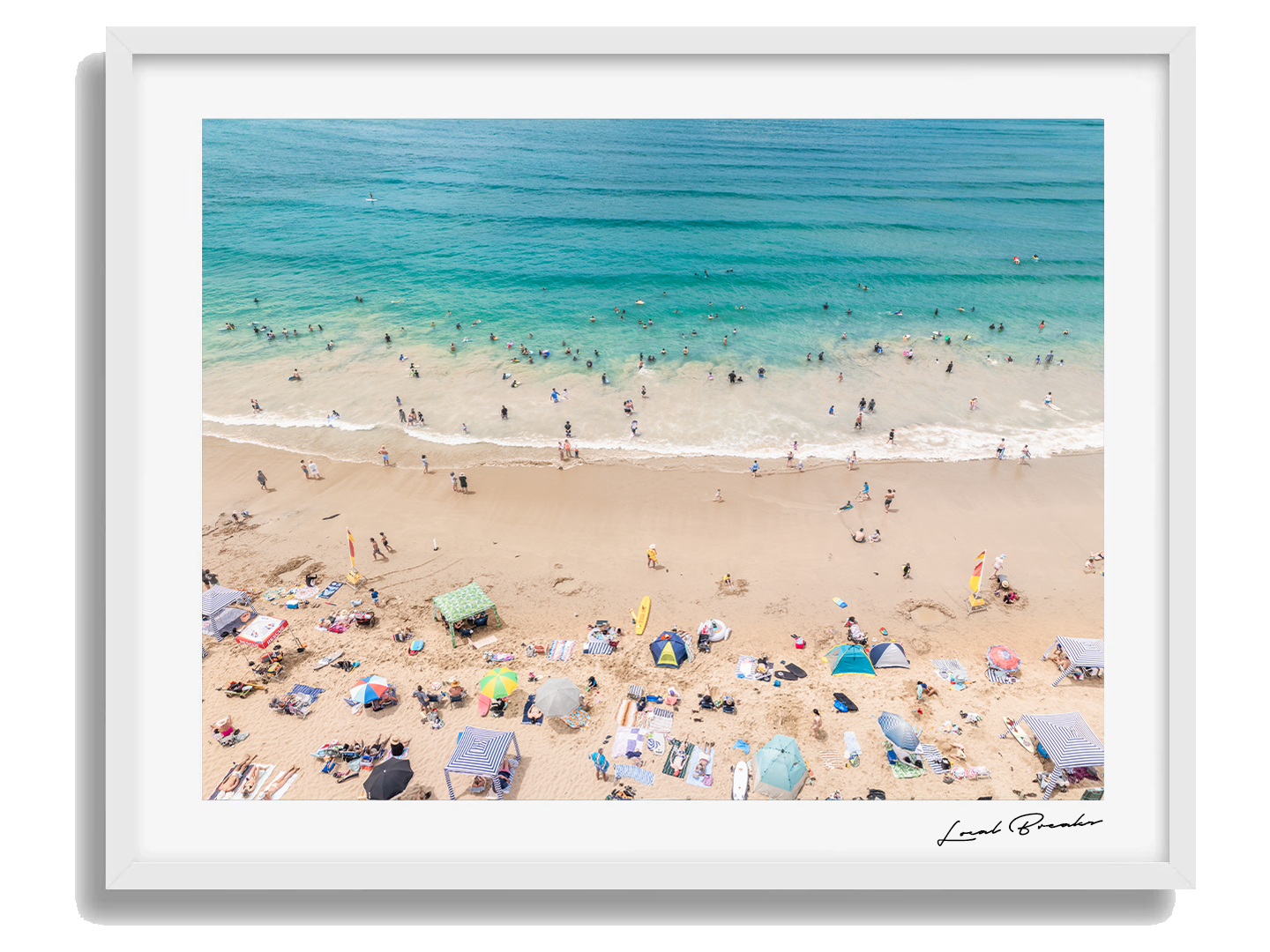 Point Roadknight Framed White Art Print I