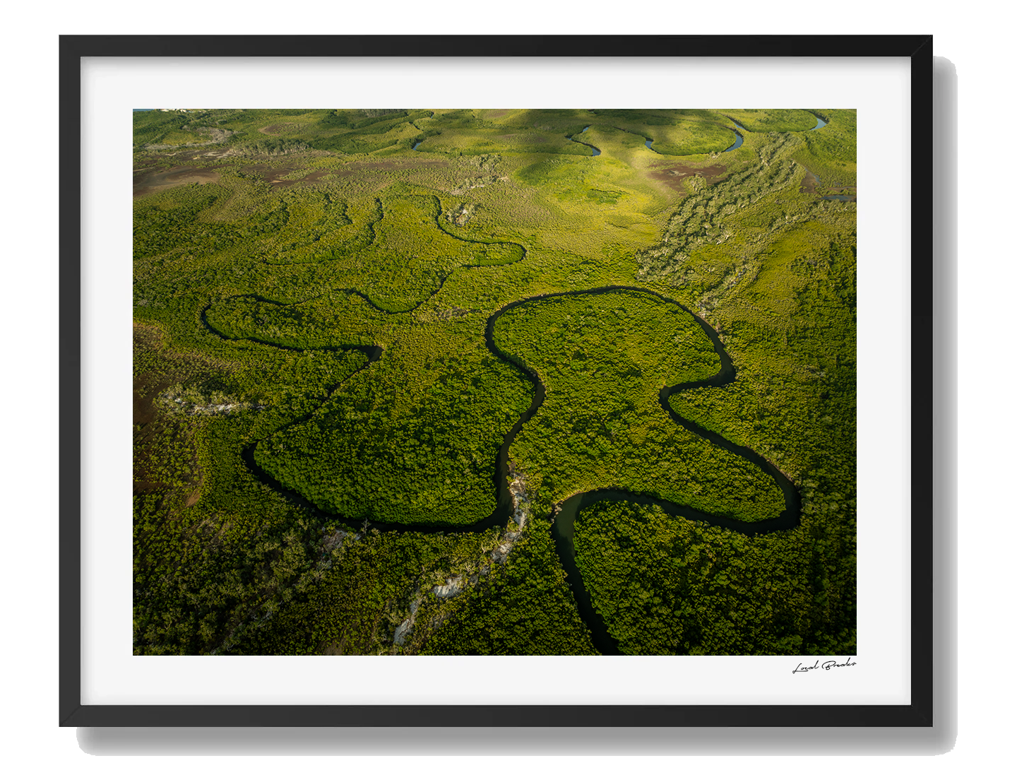 Port Douglas Art Print VI Framed Black