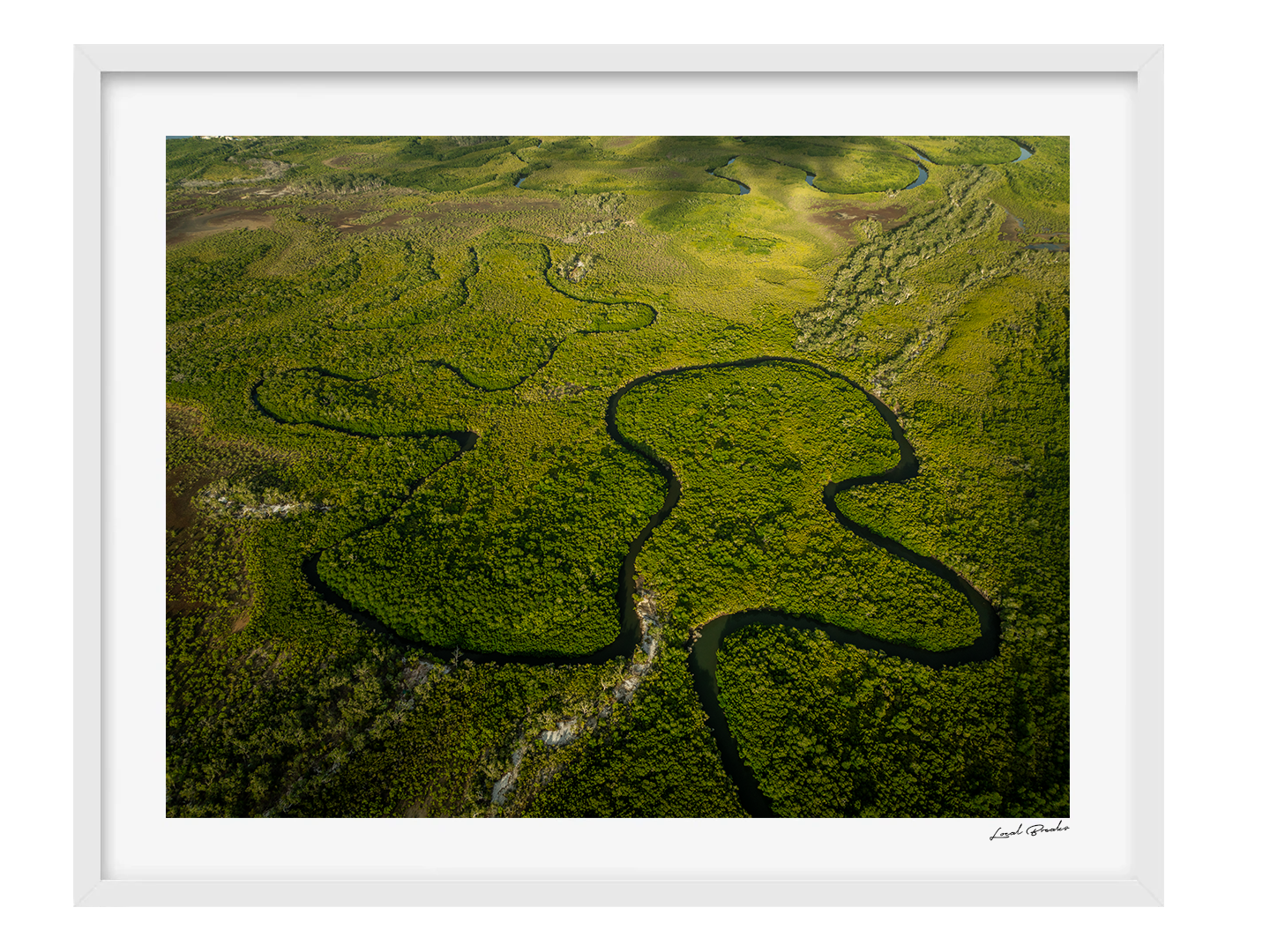 Port Douglas Art Print VI Framed White