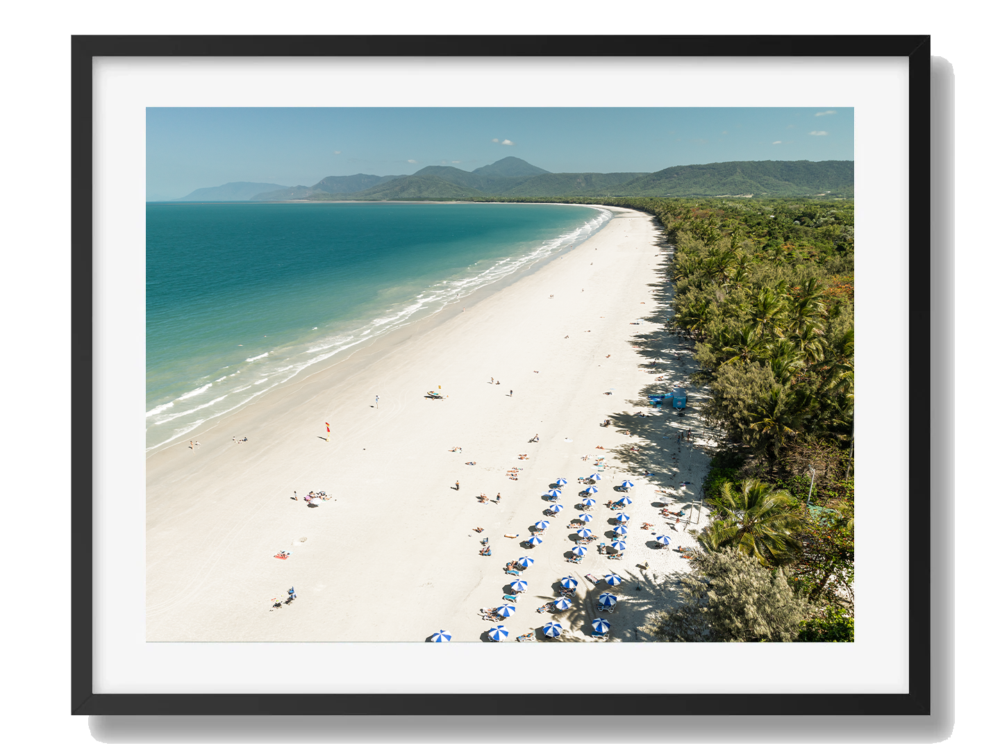 Port Douglas Framed Black Art Print III