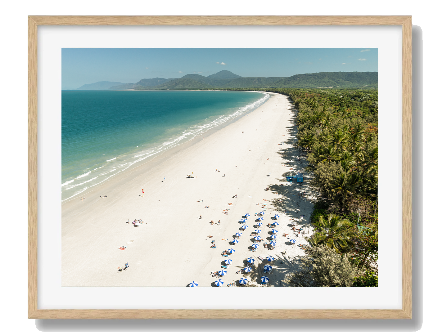Port Douglas Framed Oak Art Print III