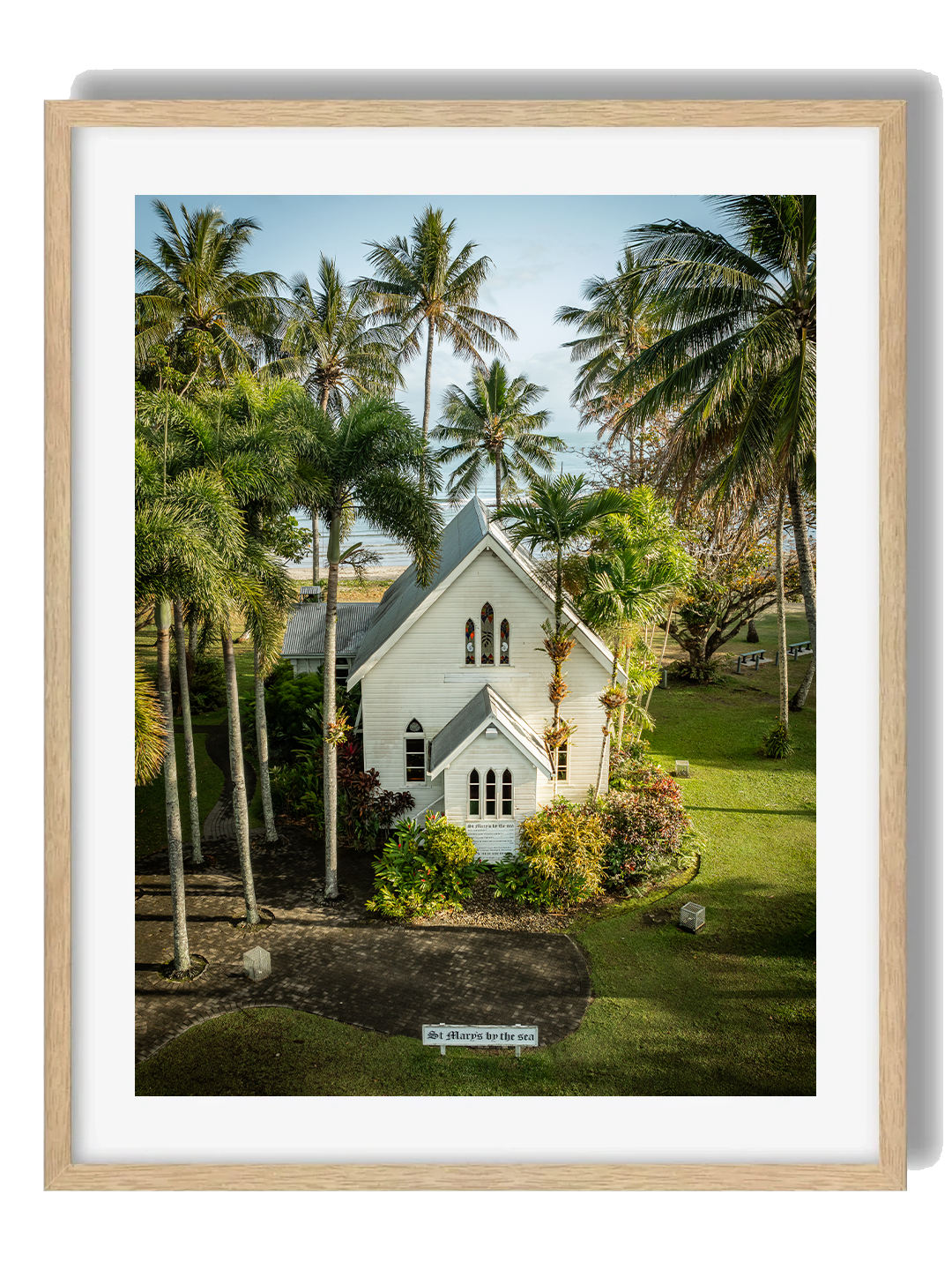 Port Douglas Framed Oak Art Print IV