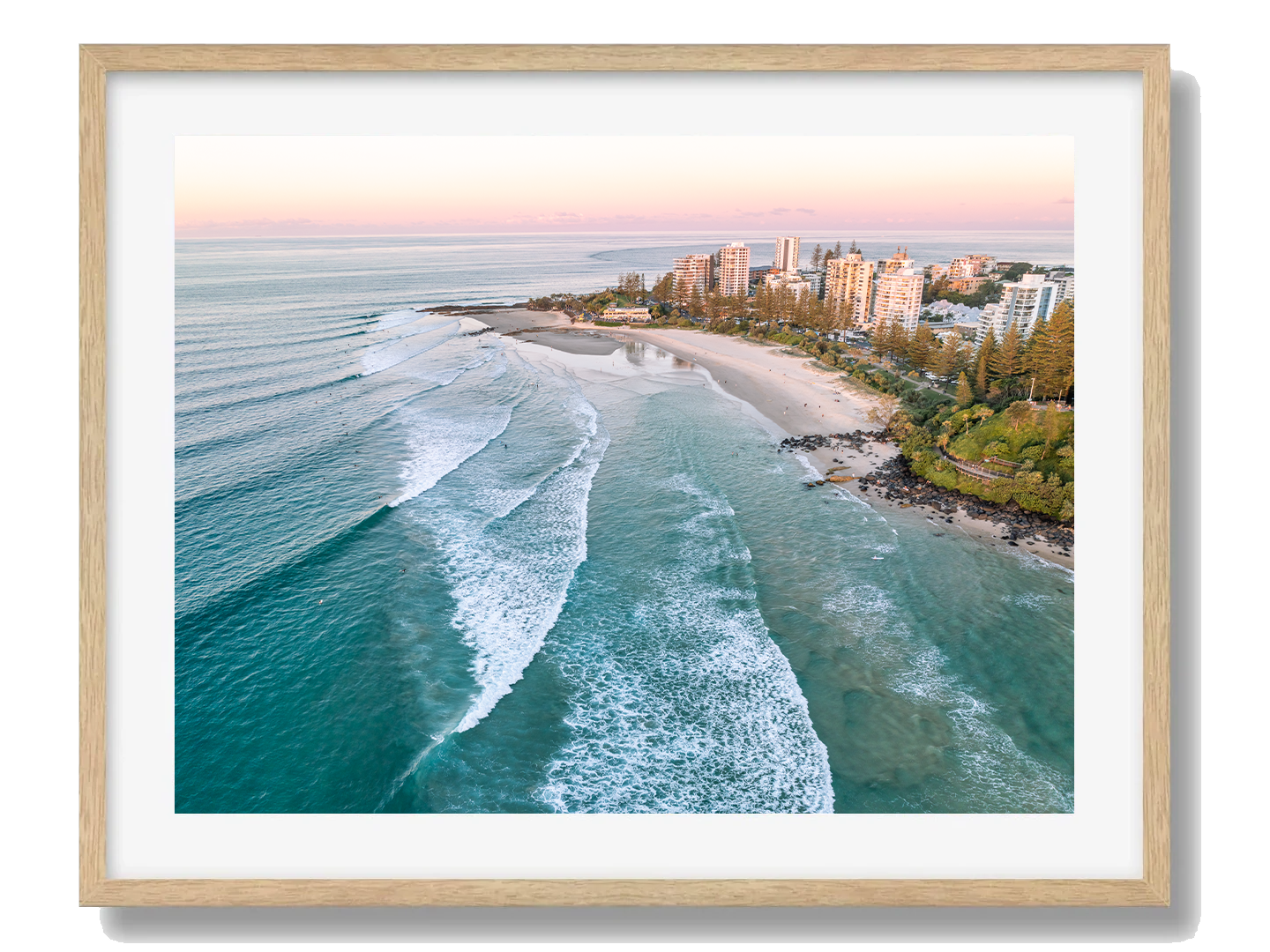 Rainbow Bay Framed Art Print