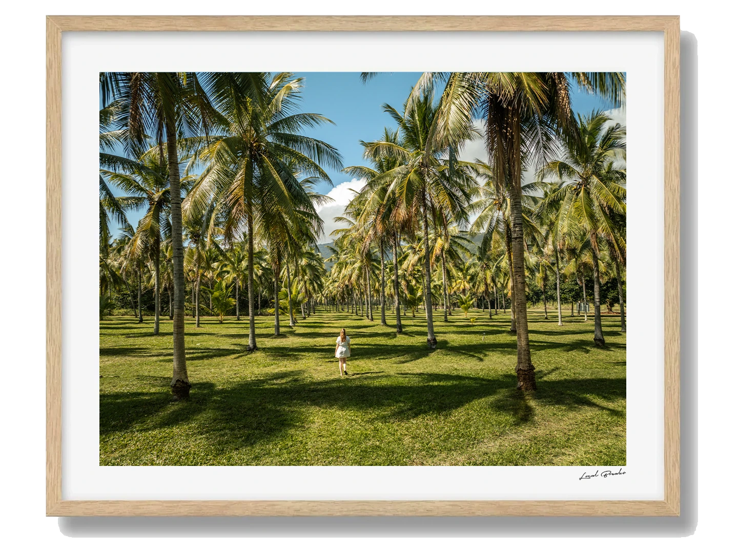 Thala Beach Framed Oak Art Print III