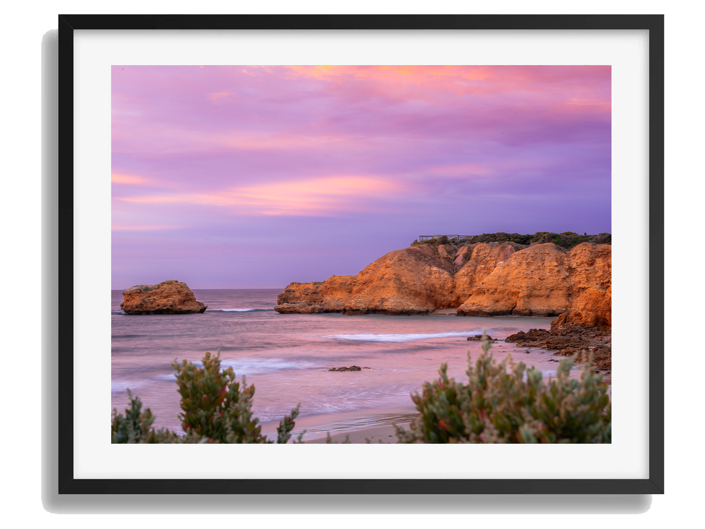 Torquay Framed Black Art Print VI