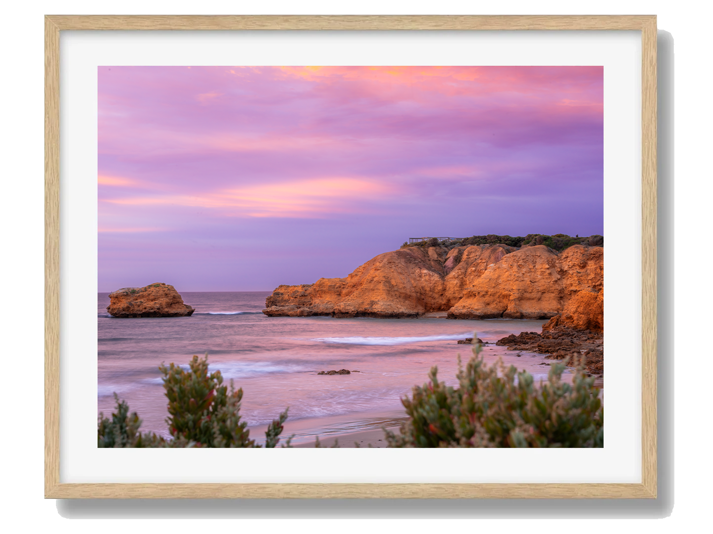 Torquay Framed Oak Art Print VI