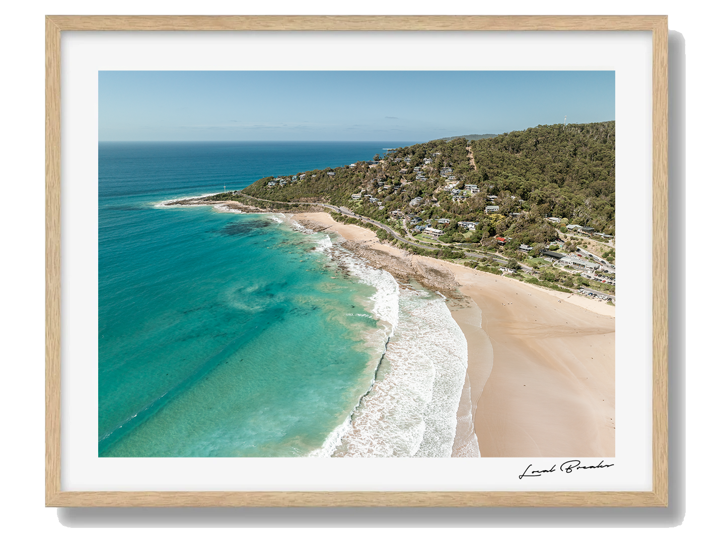 Wye River Framed Oak Art Print I