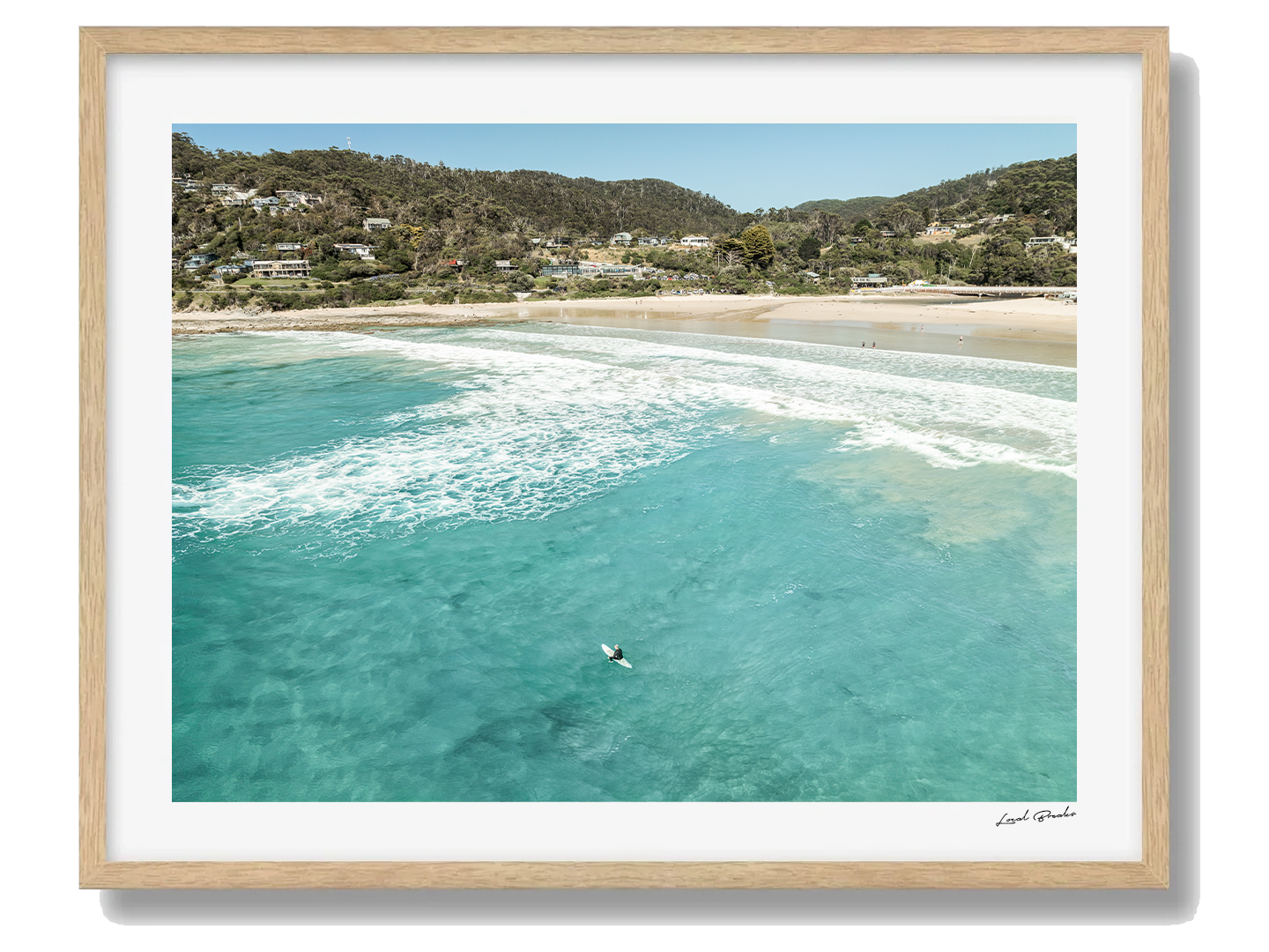 Wye River Framed Oak Art Print II