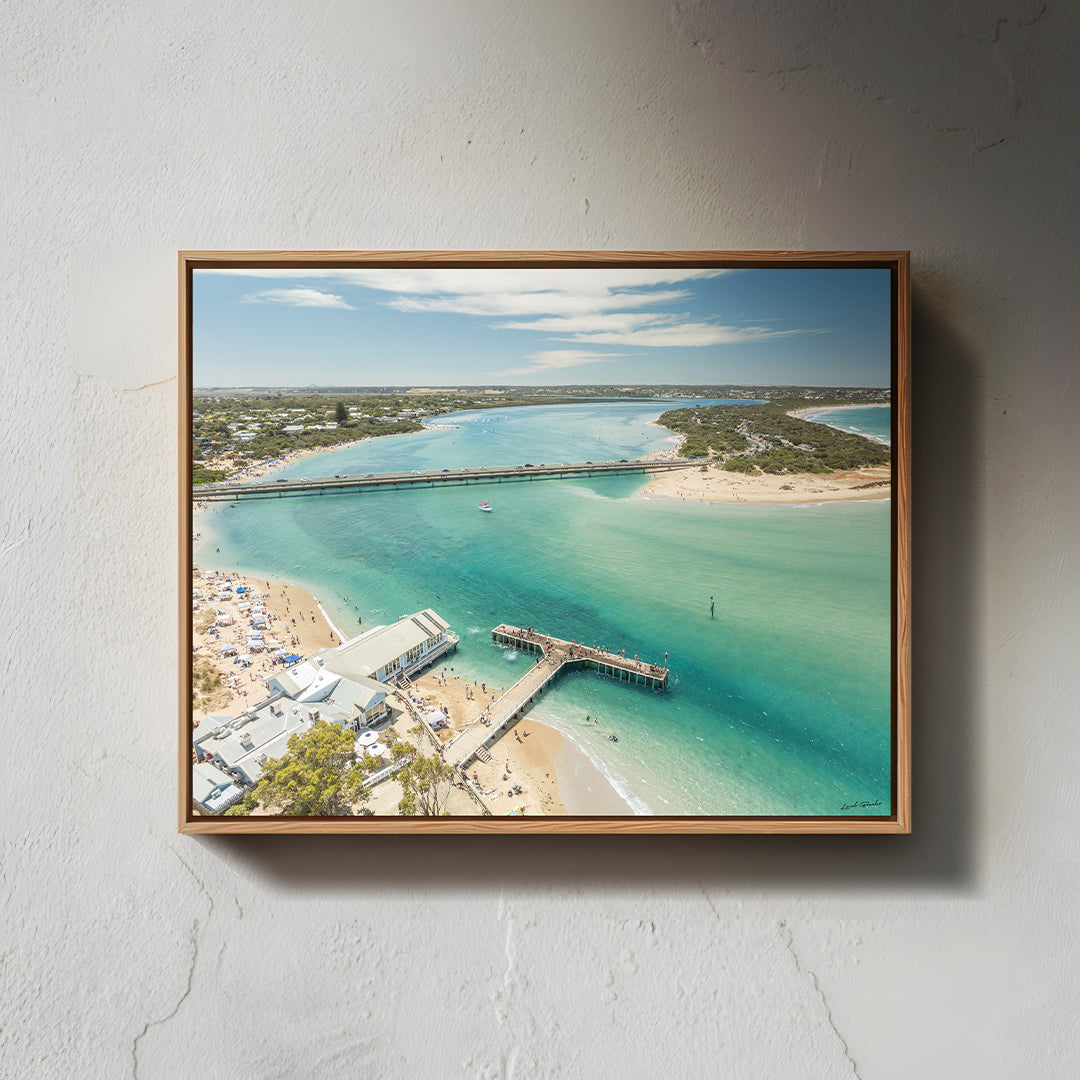 Barwon Heads Art Print II Framed Canvas
