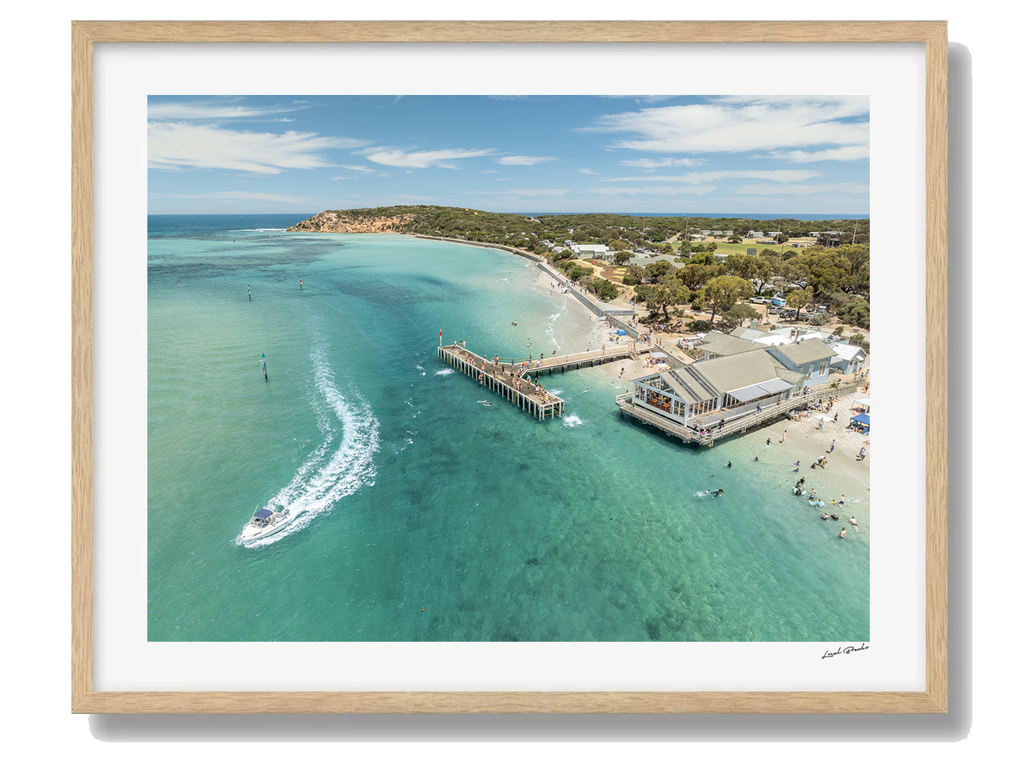 Barwon Heads Framed Oak Art Print III 