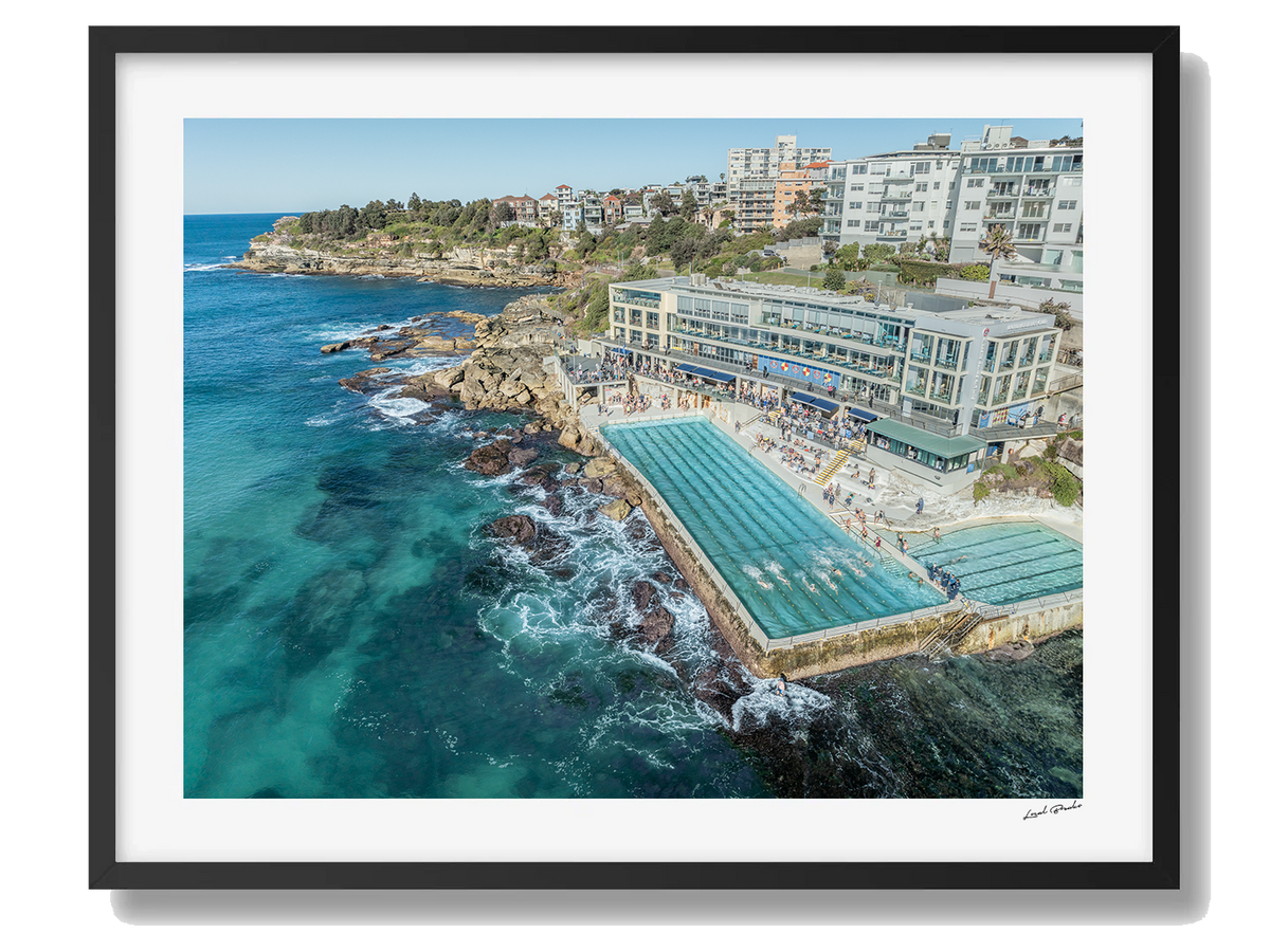 Bondi Art Print I Framed Black