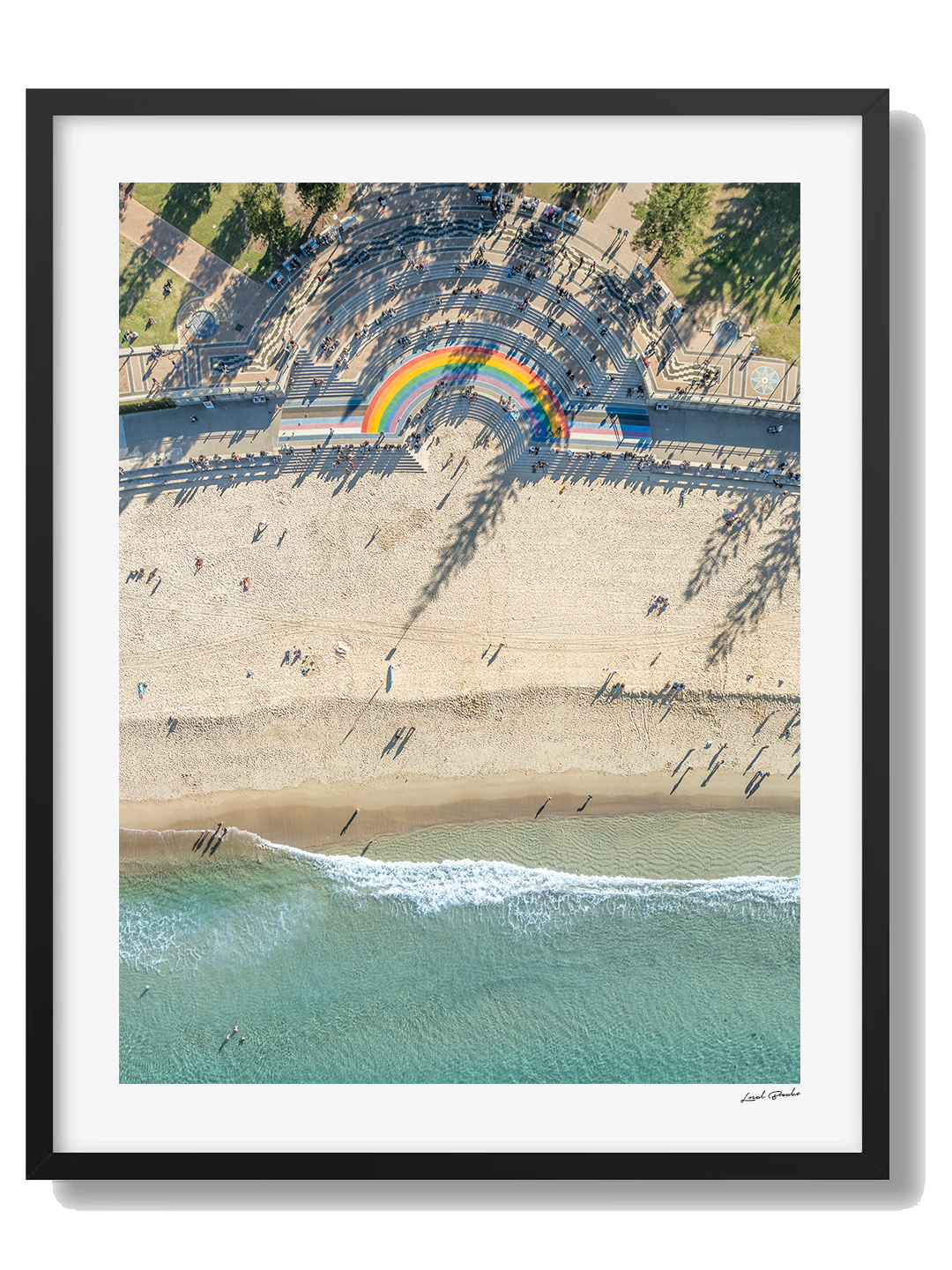 Coogee Art Print I Framed Black