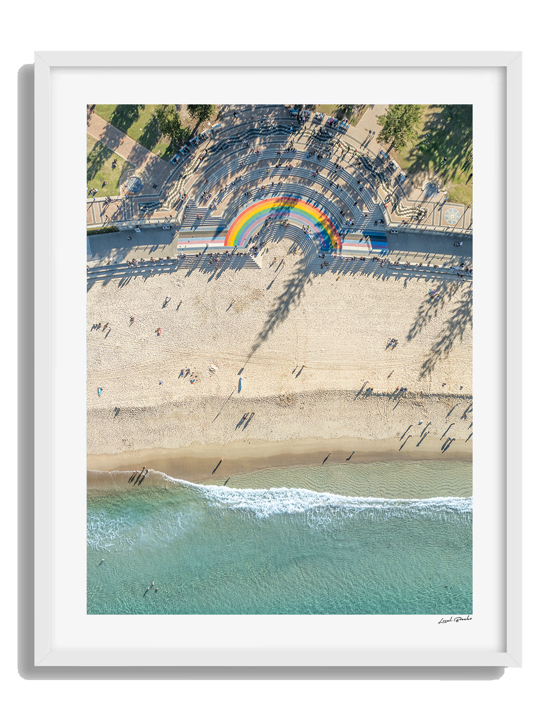 Coogee Art Print I Framed White