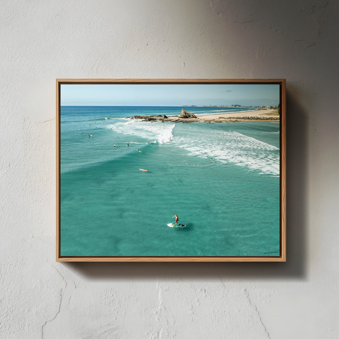 Currumbin Art Print IV Framed Canvas
