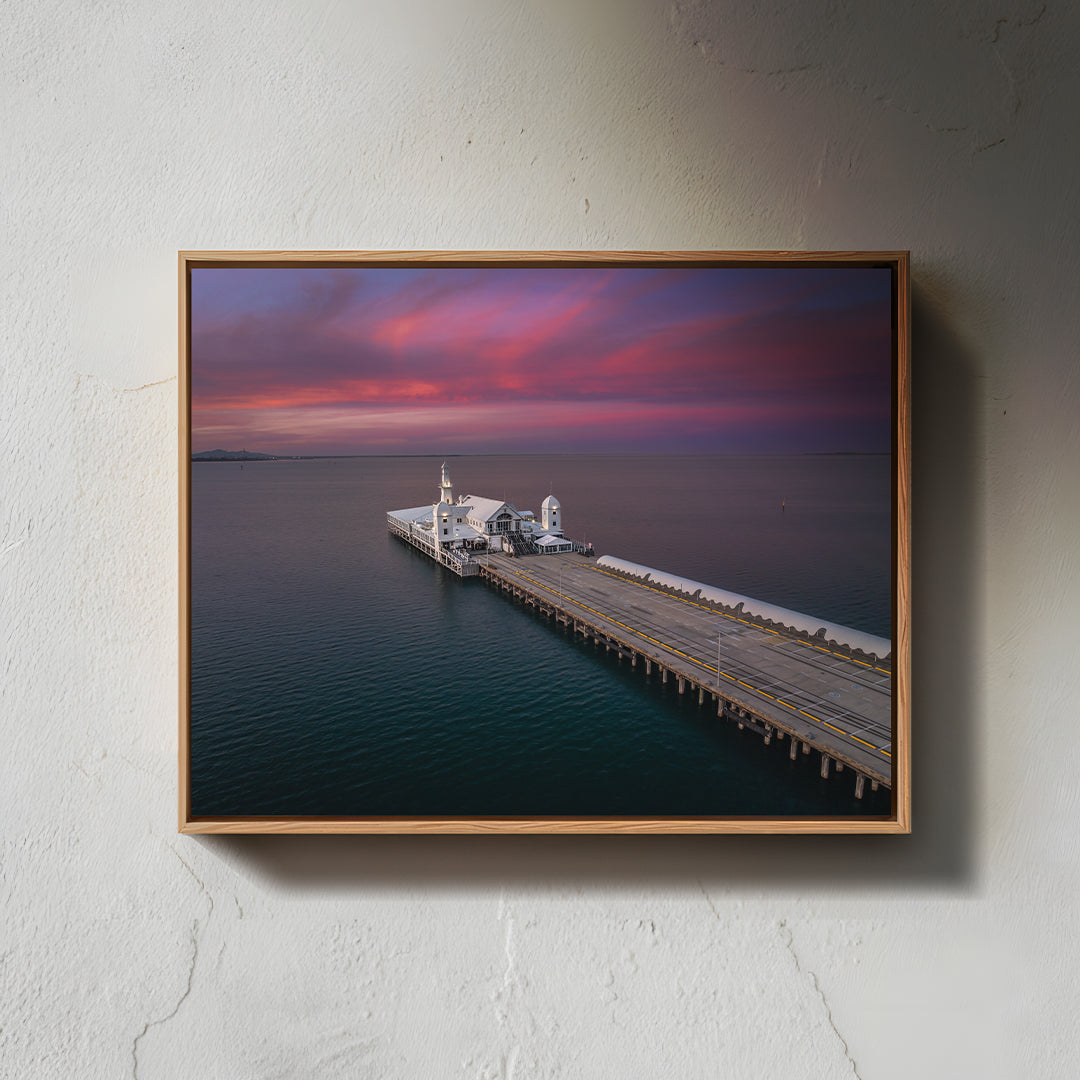 Geelong Art Print IV Framed Canvas