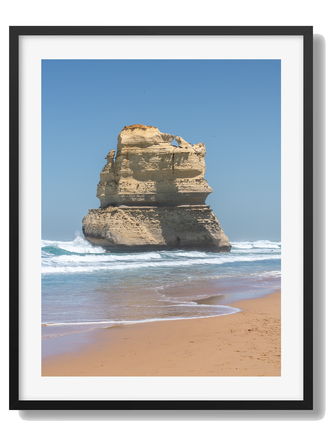 Gibson Steps Black Framed Art Print