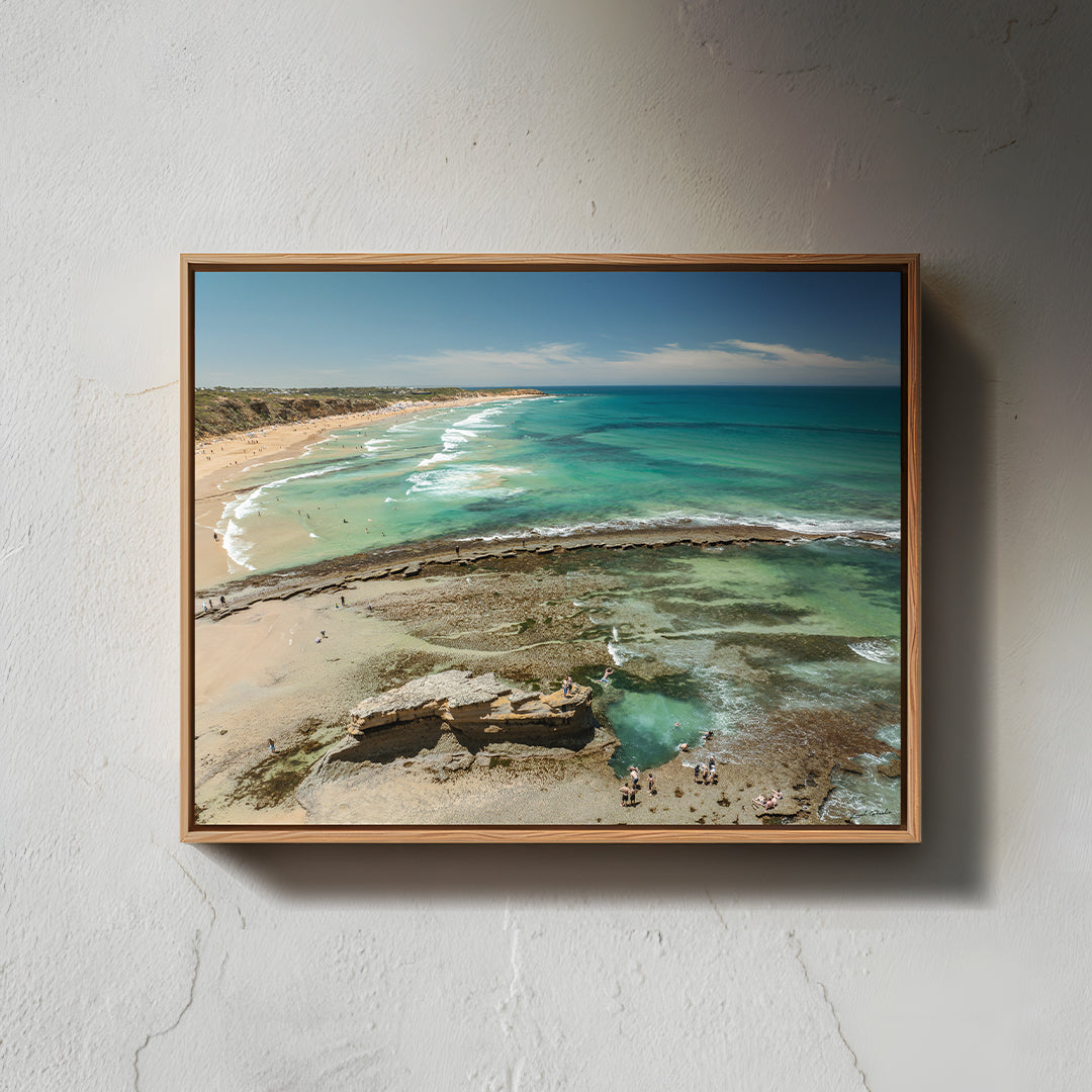 Jan Juc Art Print II Framed Canvas