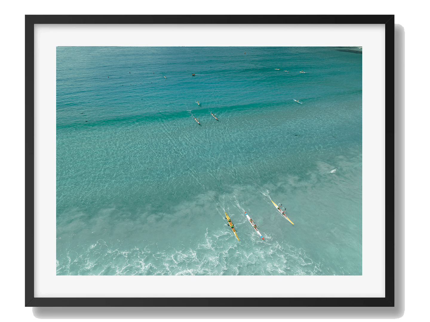 Lorne Art Print V Framed Black