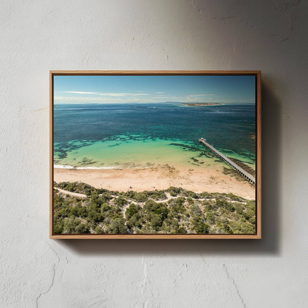 Point Lonsdale Art Print VI Framed Canvas