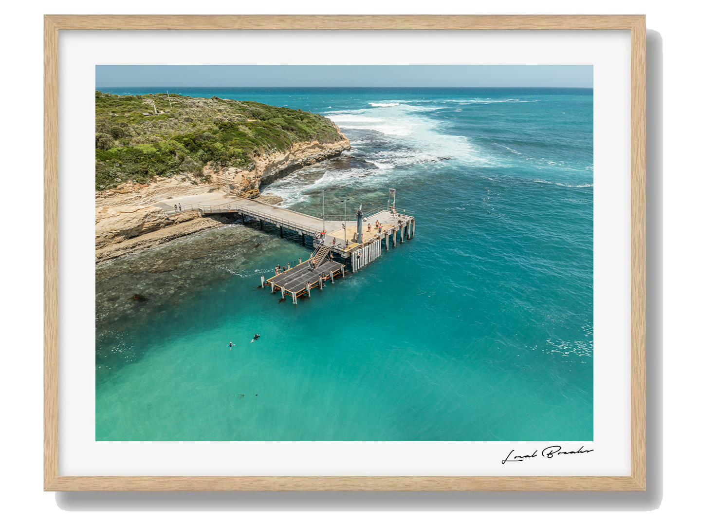 Port Campbell Framed Oak Art Print II