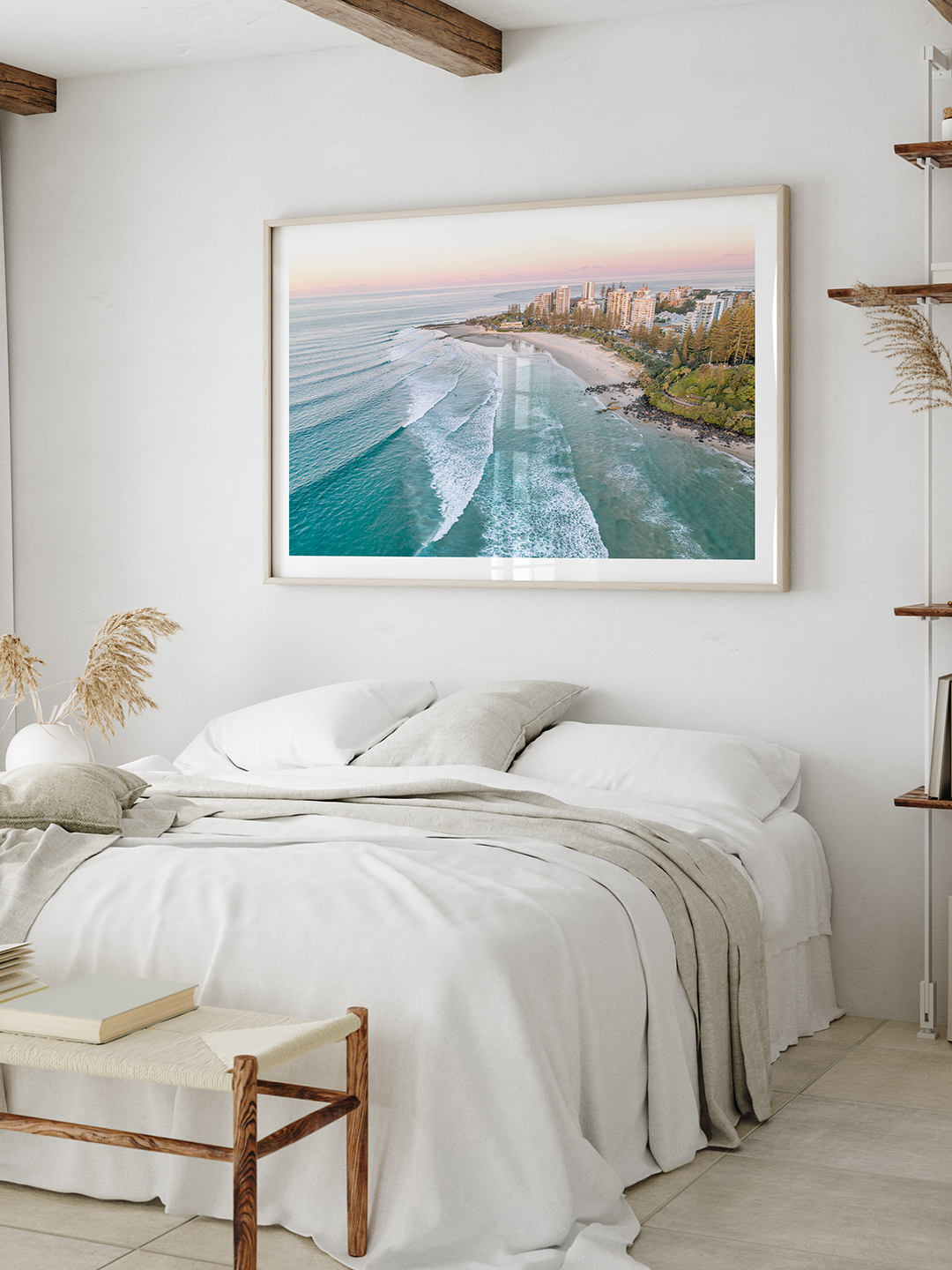 Rainbow Bay Framed Art Print