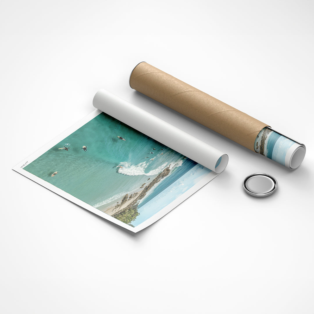 Snapper Rocks Art Print I Poster