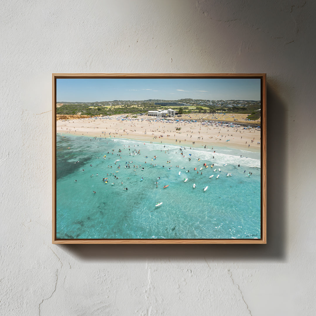Torquay Art Print VII Framed Canvas