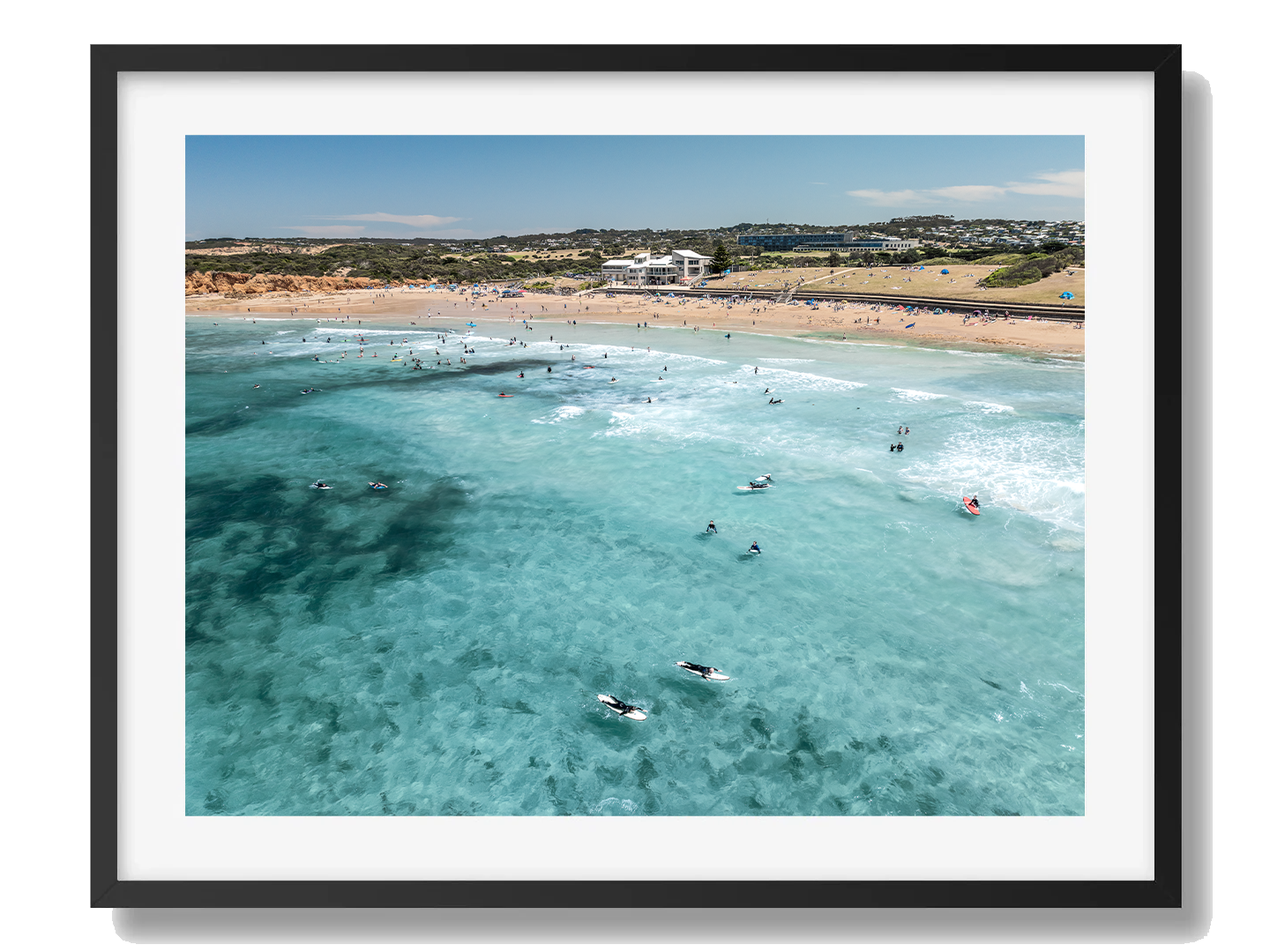 Torquay Framed Black Art Print I
